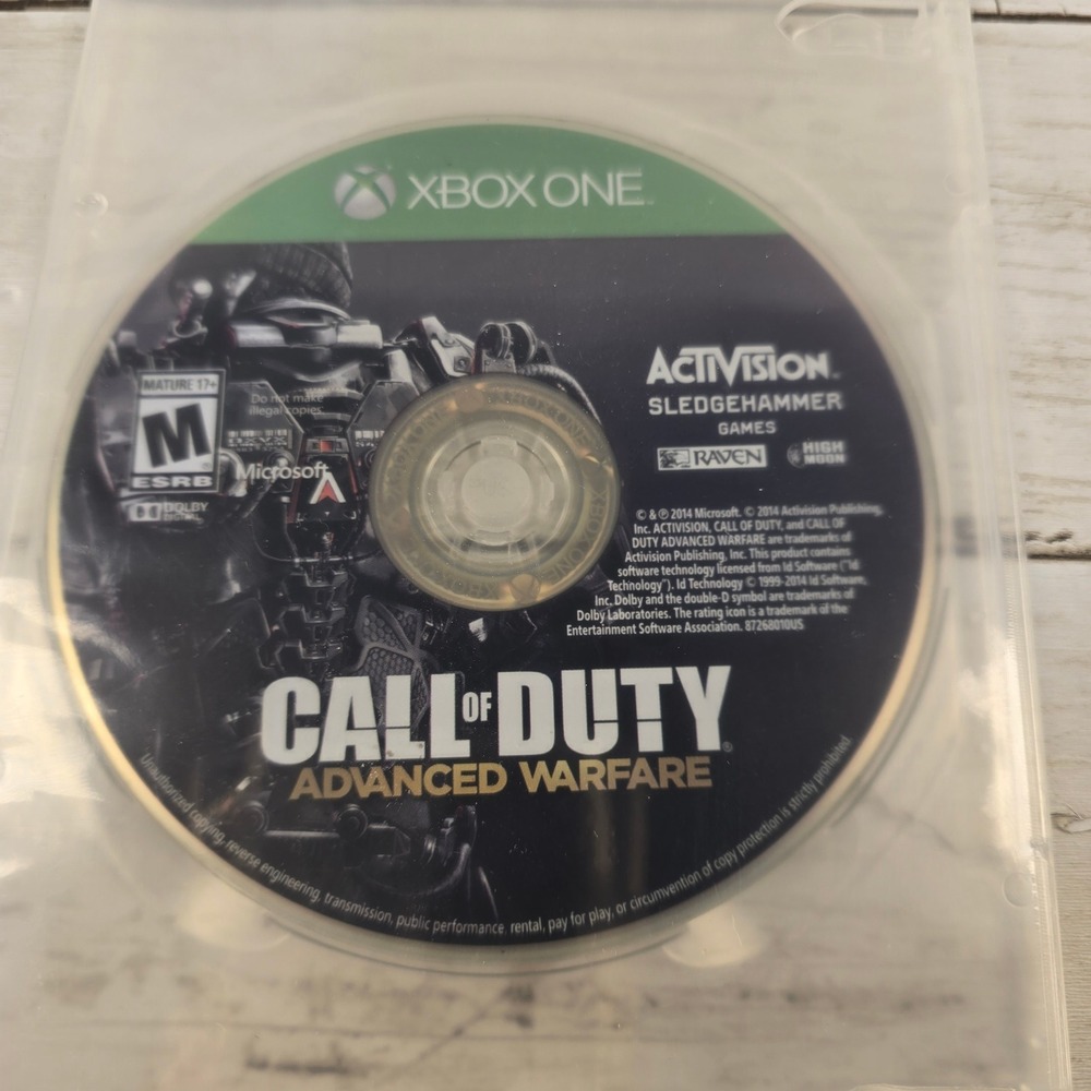 Call of Duty Advanced Warfare Xbox One Activision 2014 Video‎ Game Disc Only